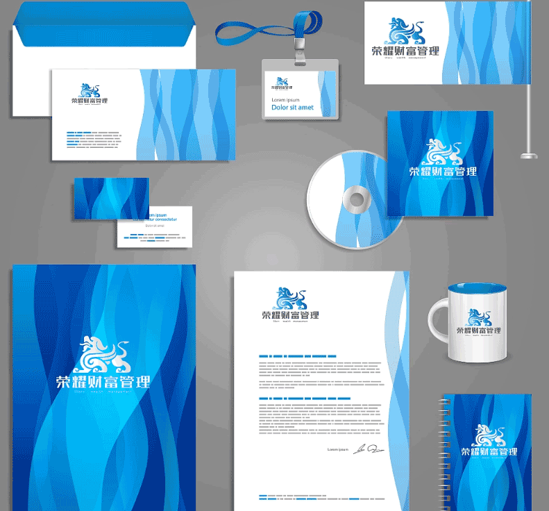 財(cái)富管理VI設(shè)計(jì)印刷  第4張