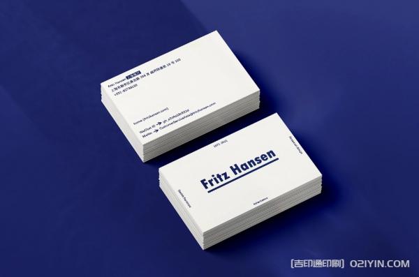 品牌單色白卡名片設(shè)計(jì)印刷報(bào)價(jià)  第3張